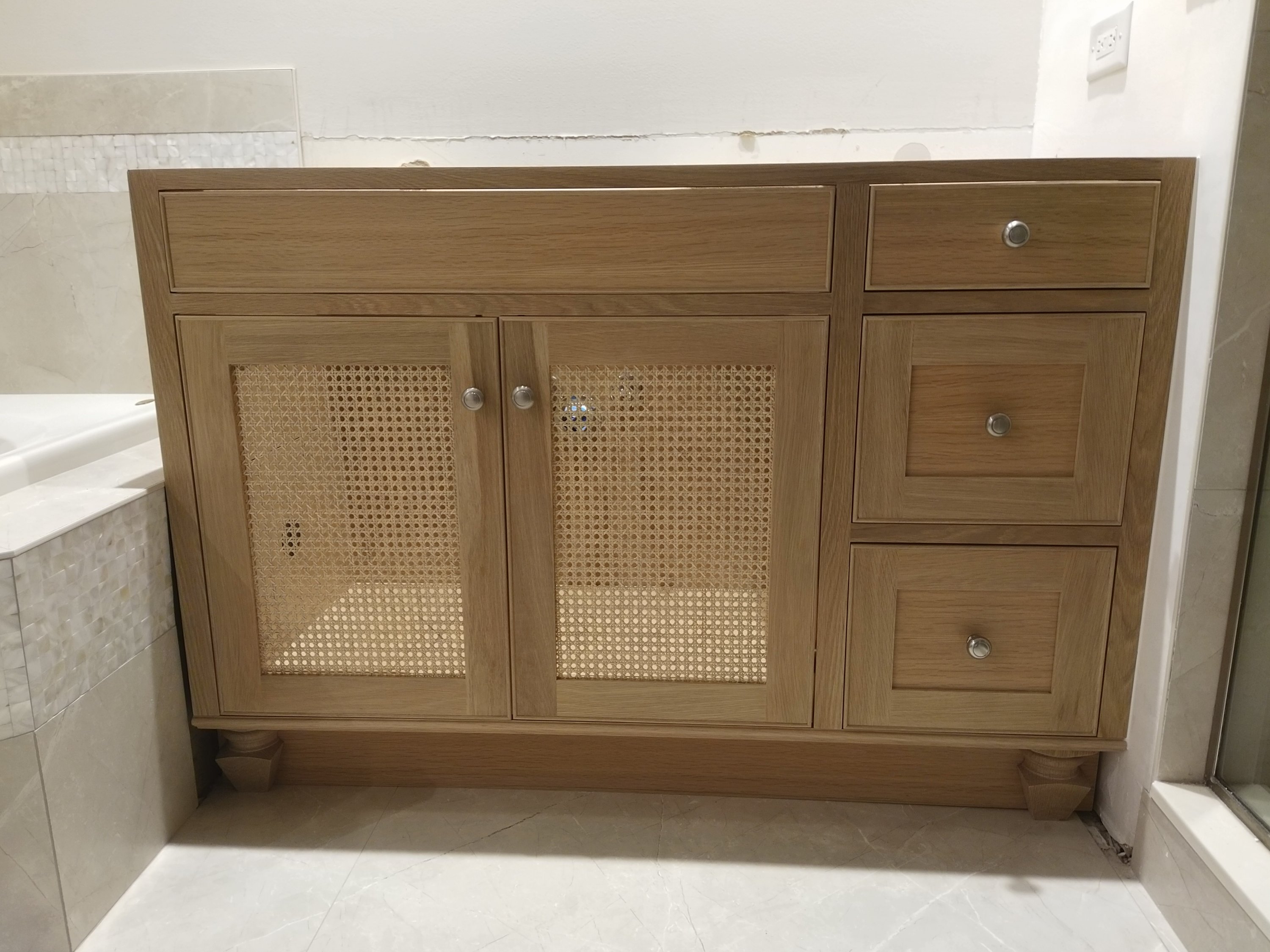 White Oak Vanities Syzygy Woodworks 7428