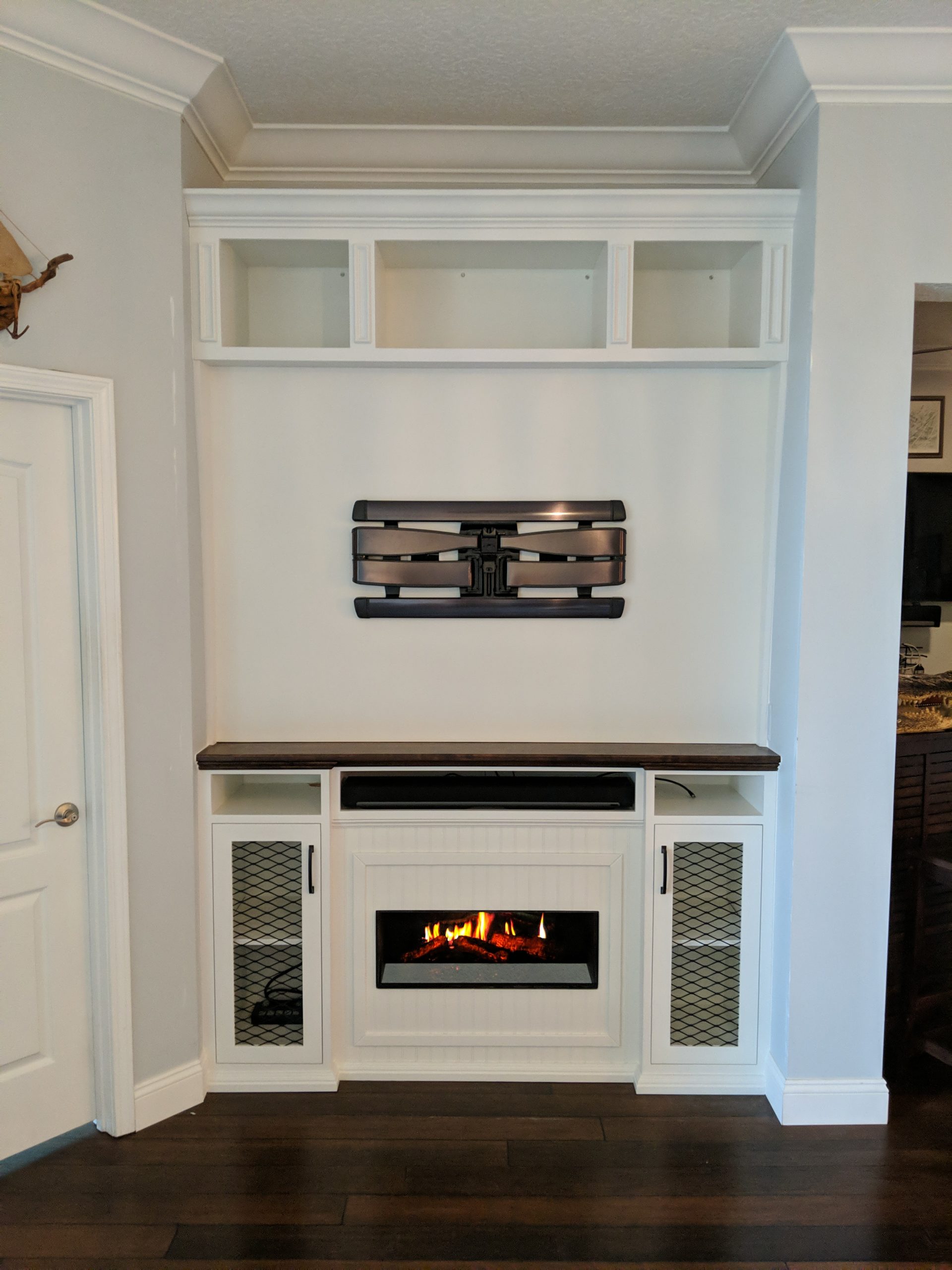 TV and Fireplace Surround – Syzygy Woodworks
